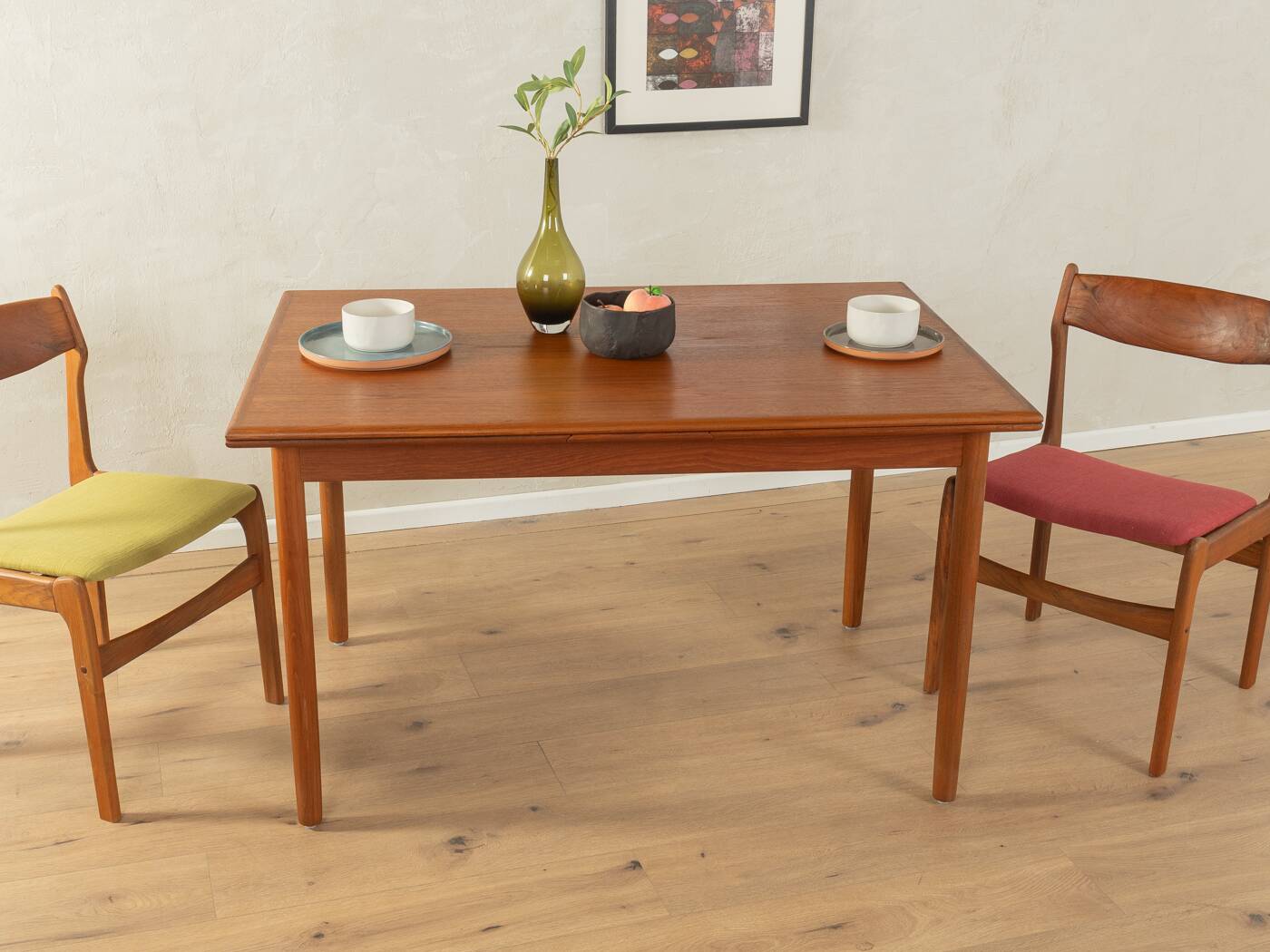 Table à manger extensible classique des années 1960