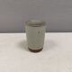 Danish Palshus small ceramic vase, Beige Gray Glaze, 1960s
