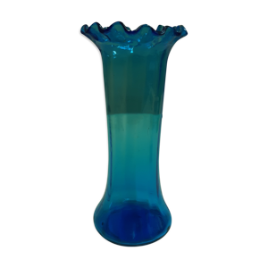 Vase vintage verre soufflé