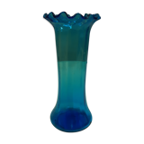 Vase vintage verre soufflé