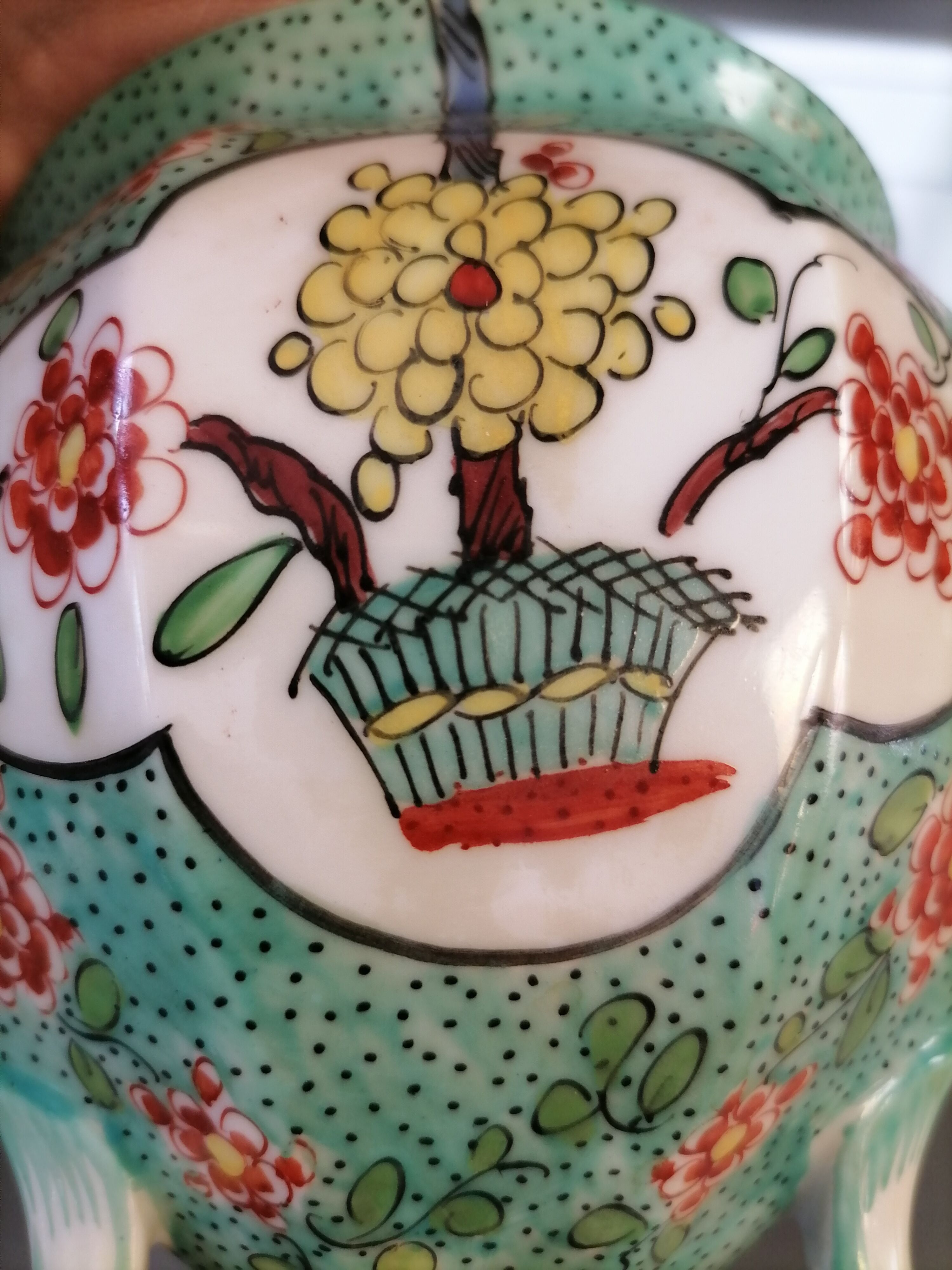 Ceramic pot cover
