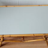 Table basse en rotin