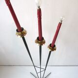 Lamppost in candlelight 50s vintage 1950 to restore