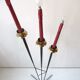 Lamppost in candlelight 50s vintage 1950 to restore