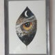 "oiseau de nuit" encre de chine crayon couleur