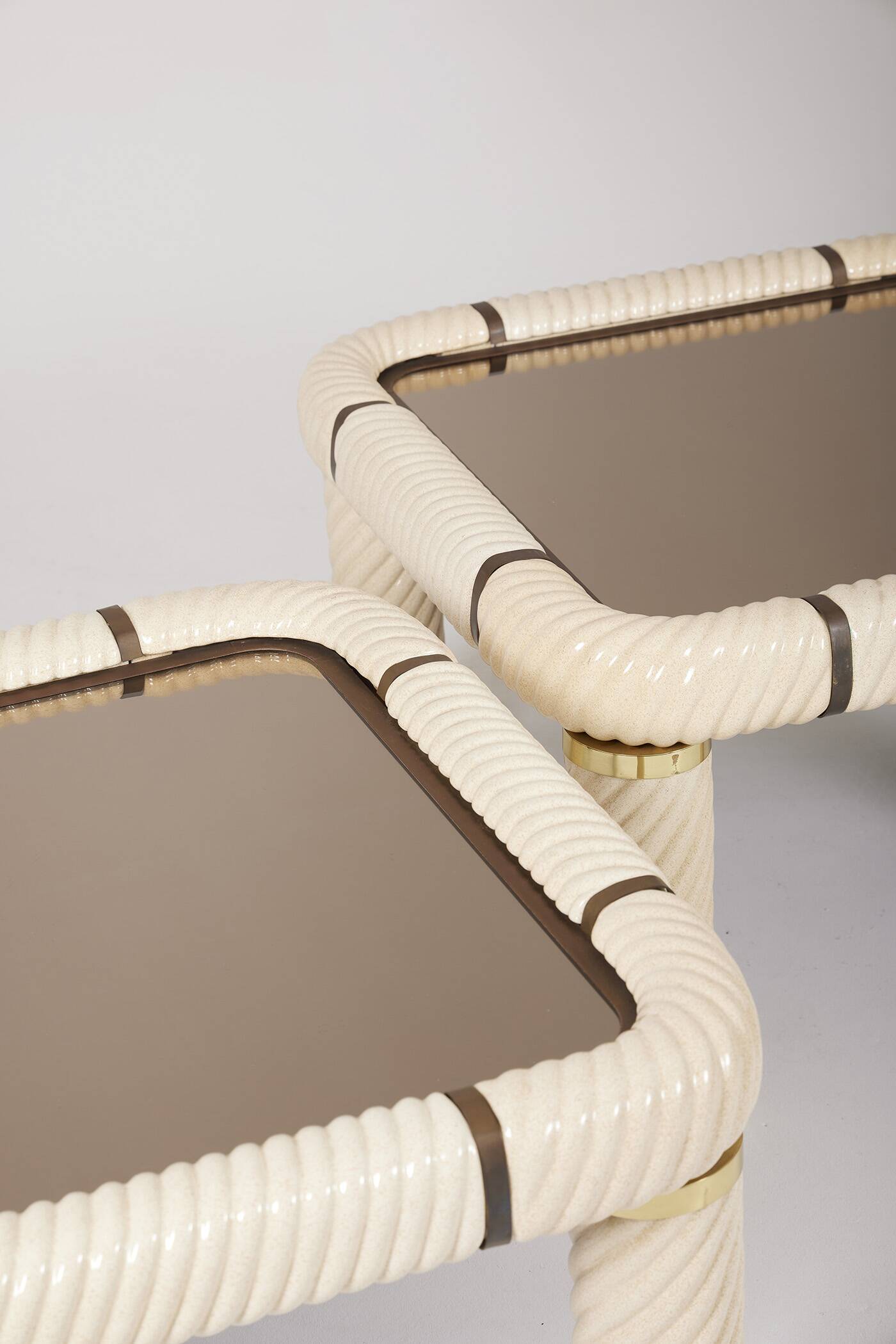 Tommaso Barbi ceramic coffee table, 1960s