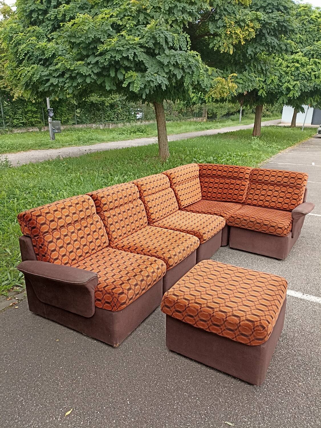 Vintage modular sofa