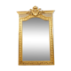 Antique fireplace mirror Napoleon III gilt wood nineteenth 98x146cm