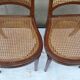 Lot  de 2 chaises style louis XVI