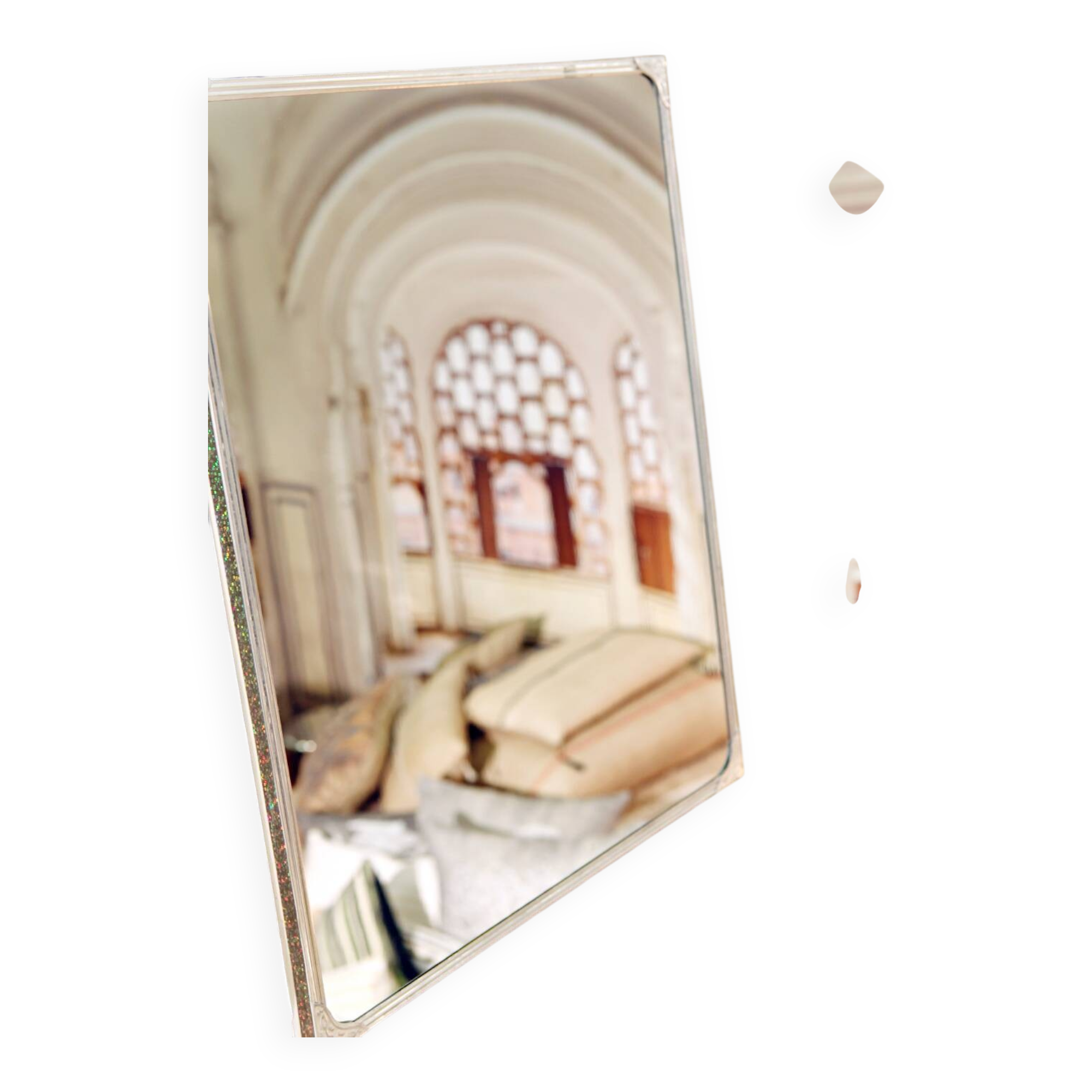 Mirror made from recycled materials