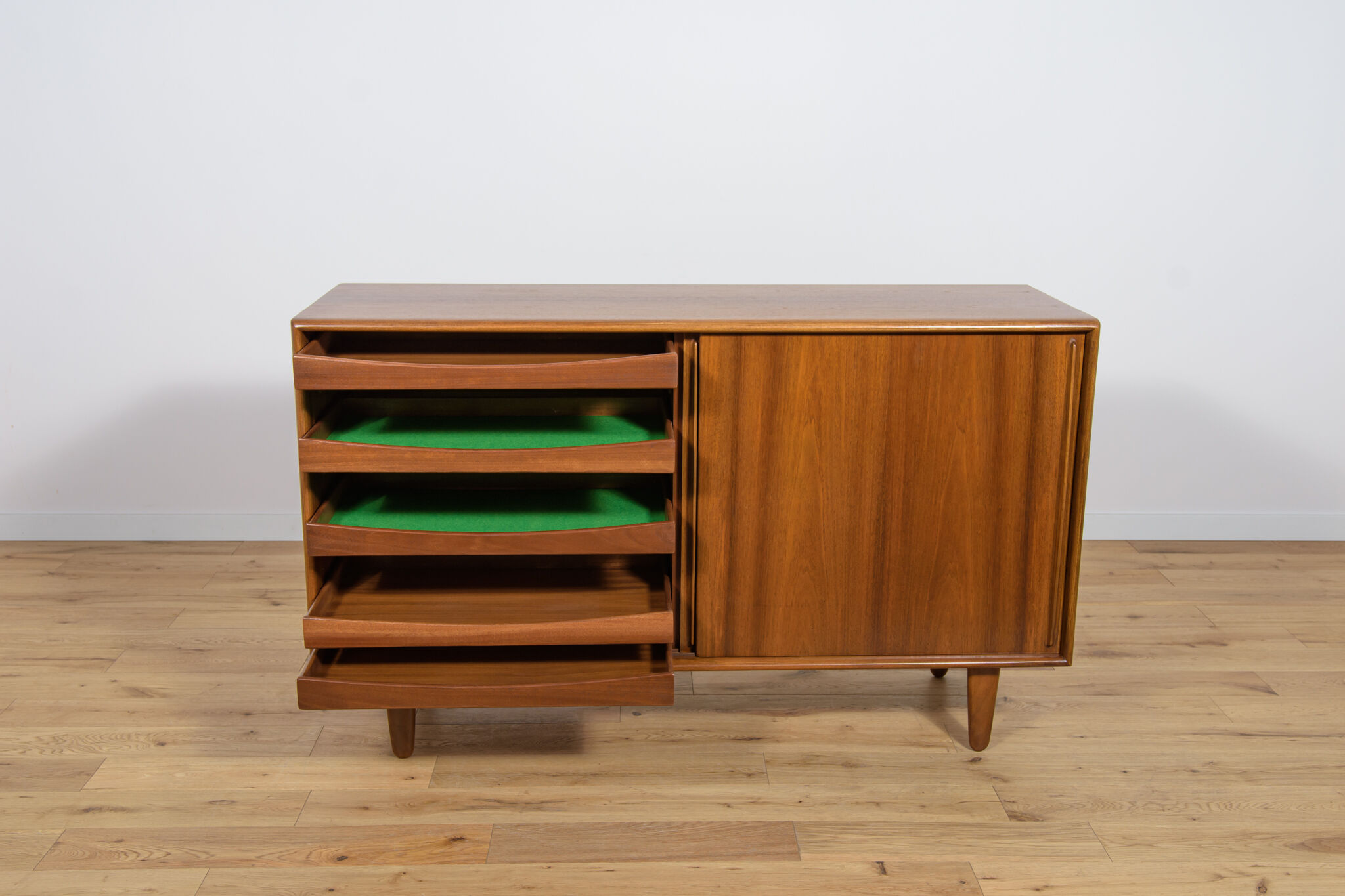 Mid-century danish walnut sideboard, 1960s