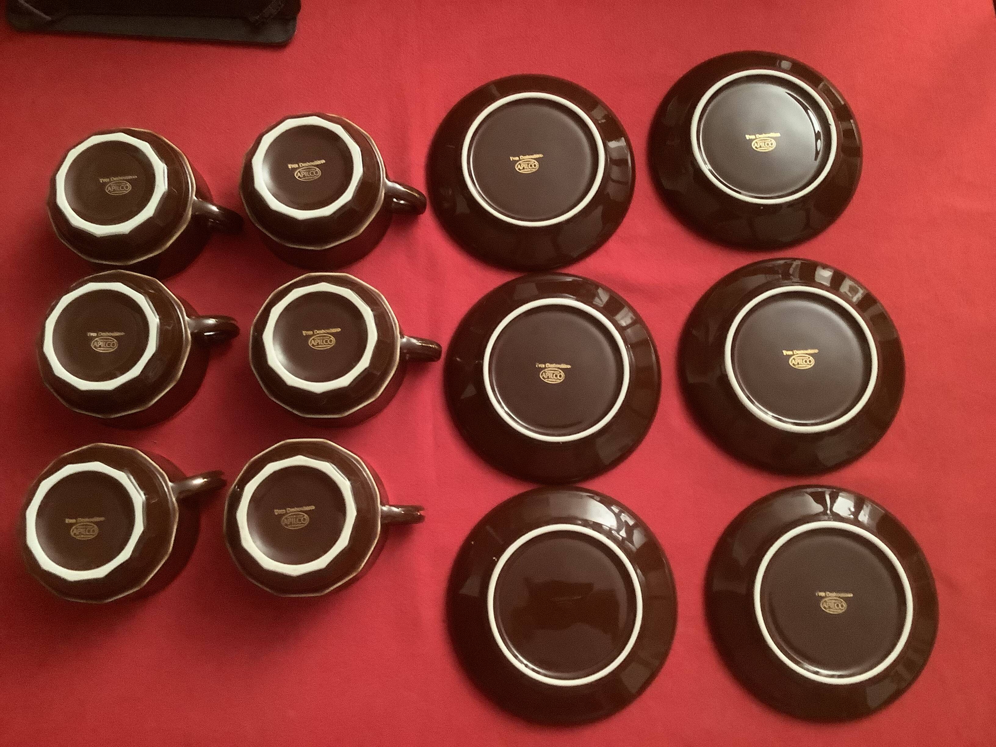 Bistro chocolate cups Yves Deshoulieres Apilco