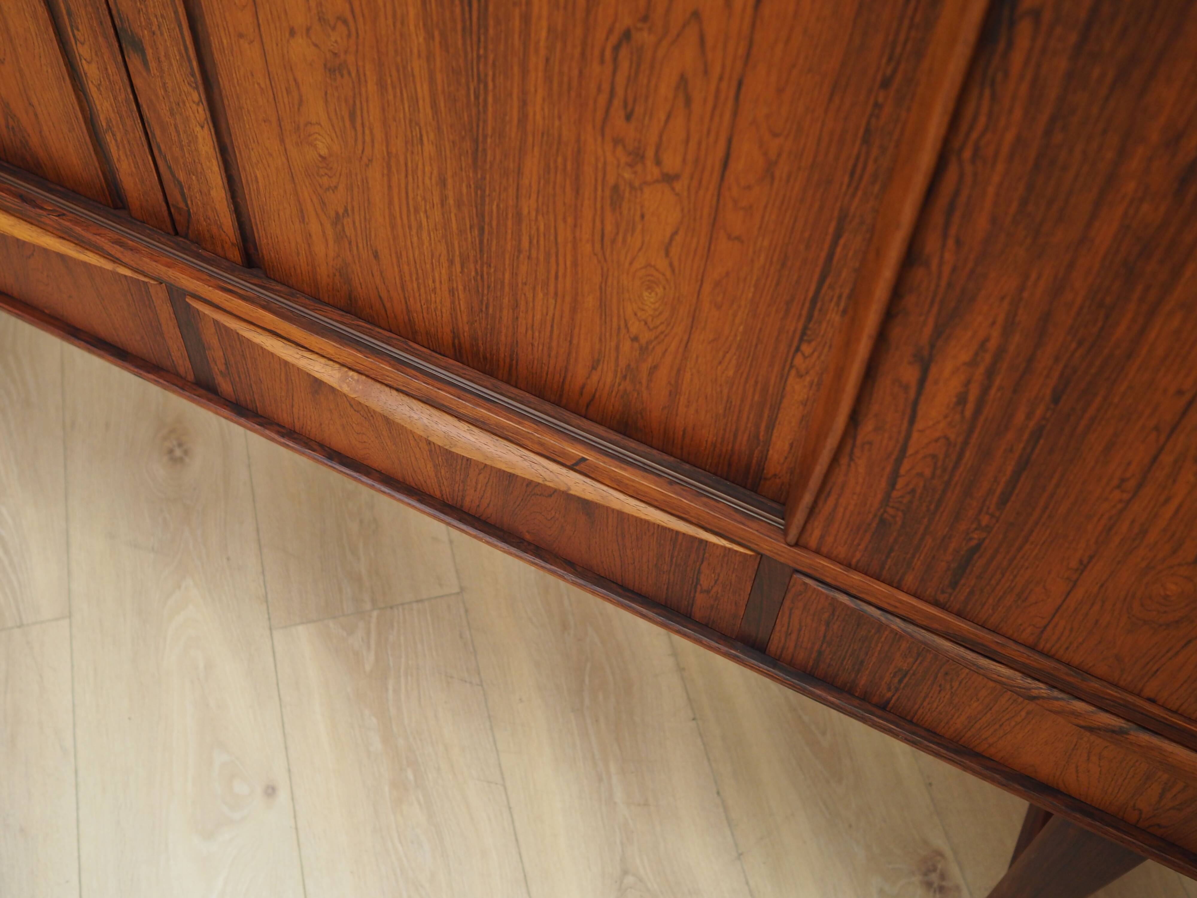 Enfilade en palissandre, design danois, années 1960, designer : E.W. Bach
