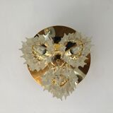 Novaresi Murano glass ceiling lamp, 1970