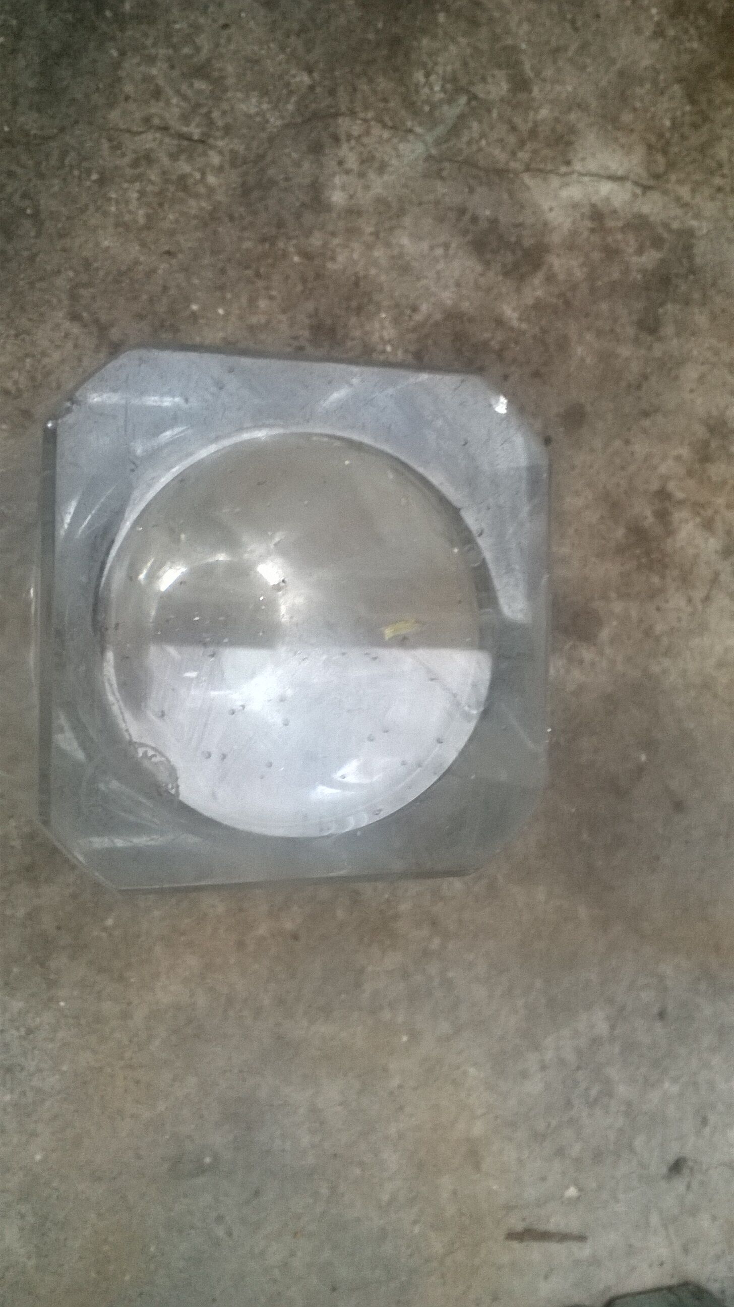 Vintage vase stamped "baccarat"