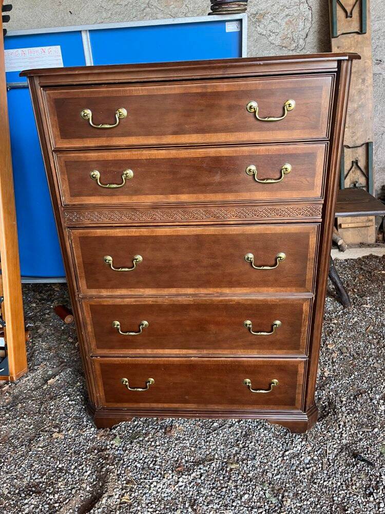 Commode haute 5 tiroirs