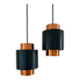 Vintage set of rare Fog & Morup Tunika pendants - Jo Hammerborg - Danish design lamp