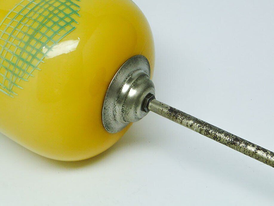 Pop art pendant lamp, Poland, 1950s