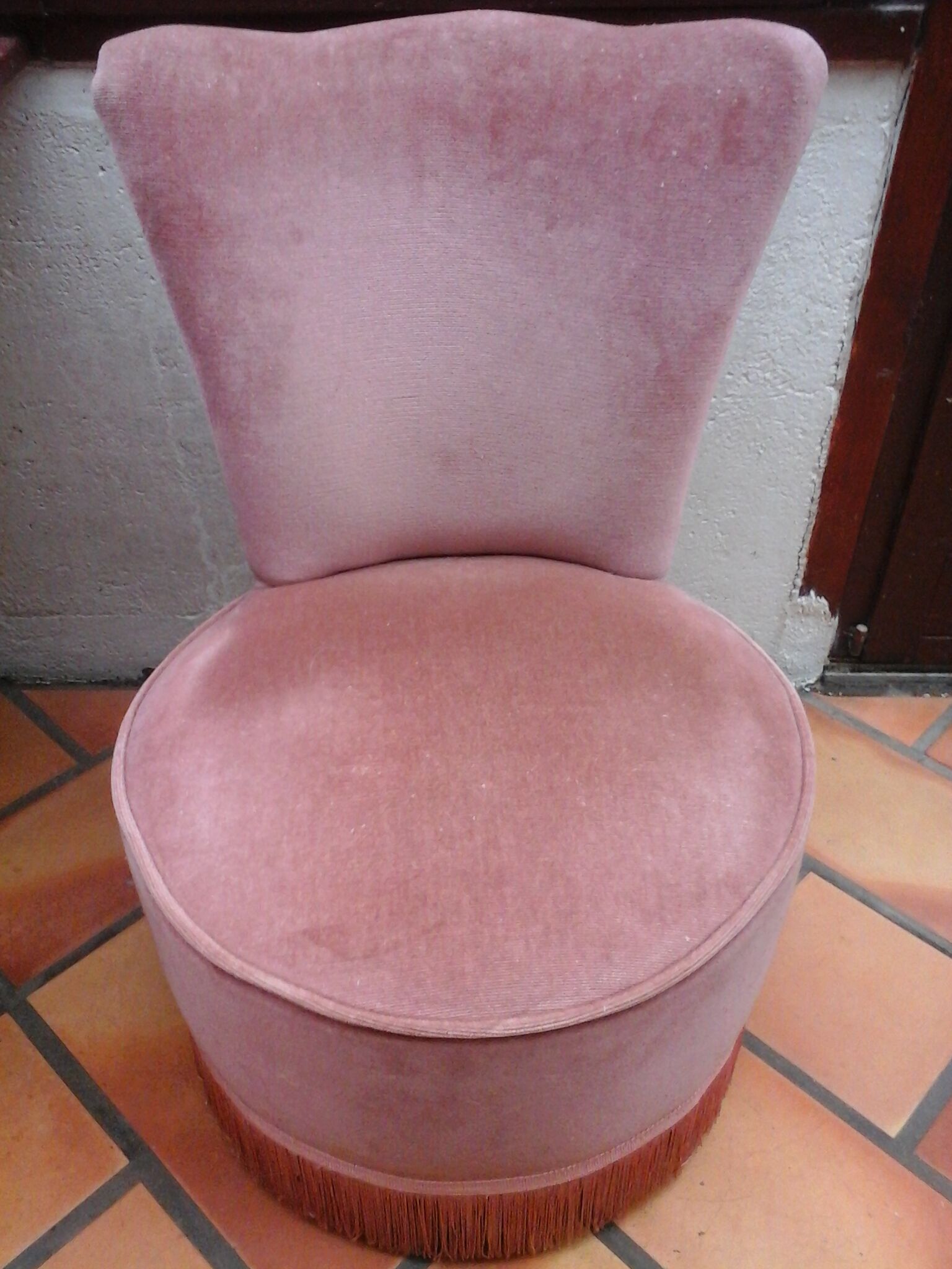 Fauteuil crapaud chauffeuse