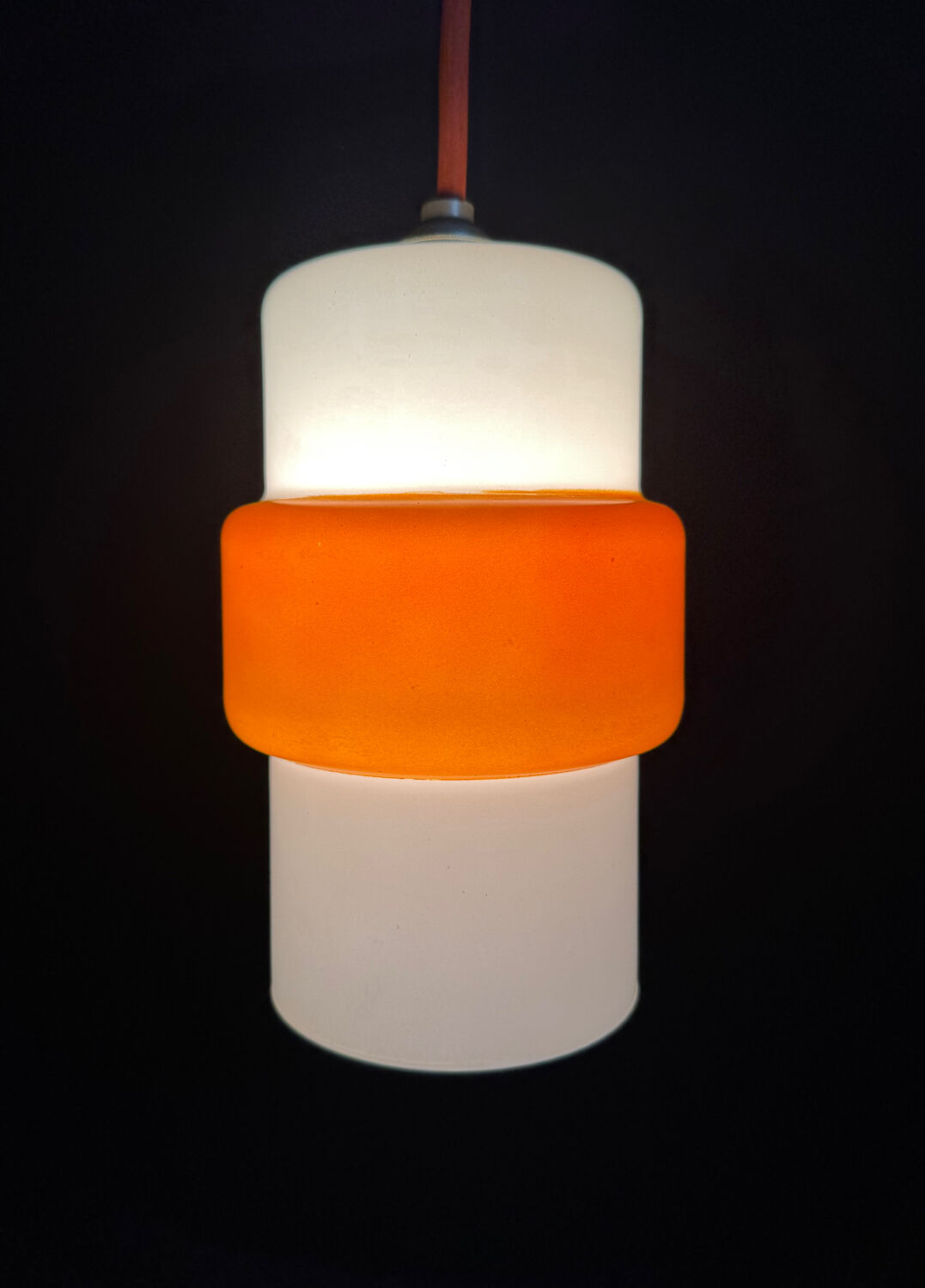 Suspension Space Age orange 1970s