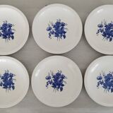 Old Earthenware Dinner Plates Sarreguemines Riva Bella Vintage