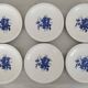 Old Earthenware Dinner Plates Sarreguemines Riva Bella Vintage