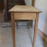 Raw wooden table