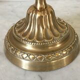 Pair of golden bronze candlesticks