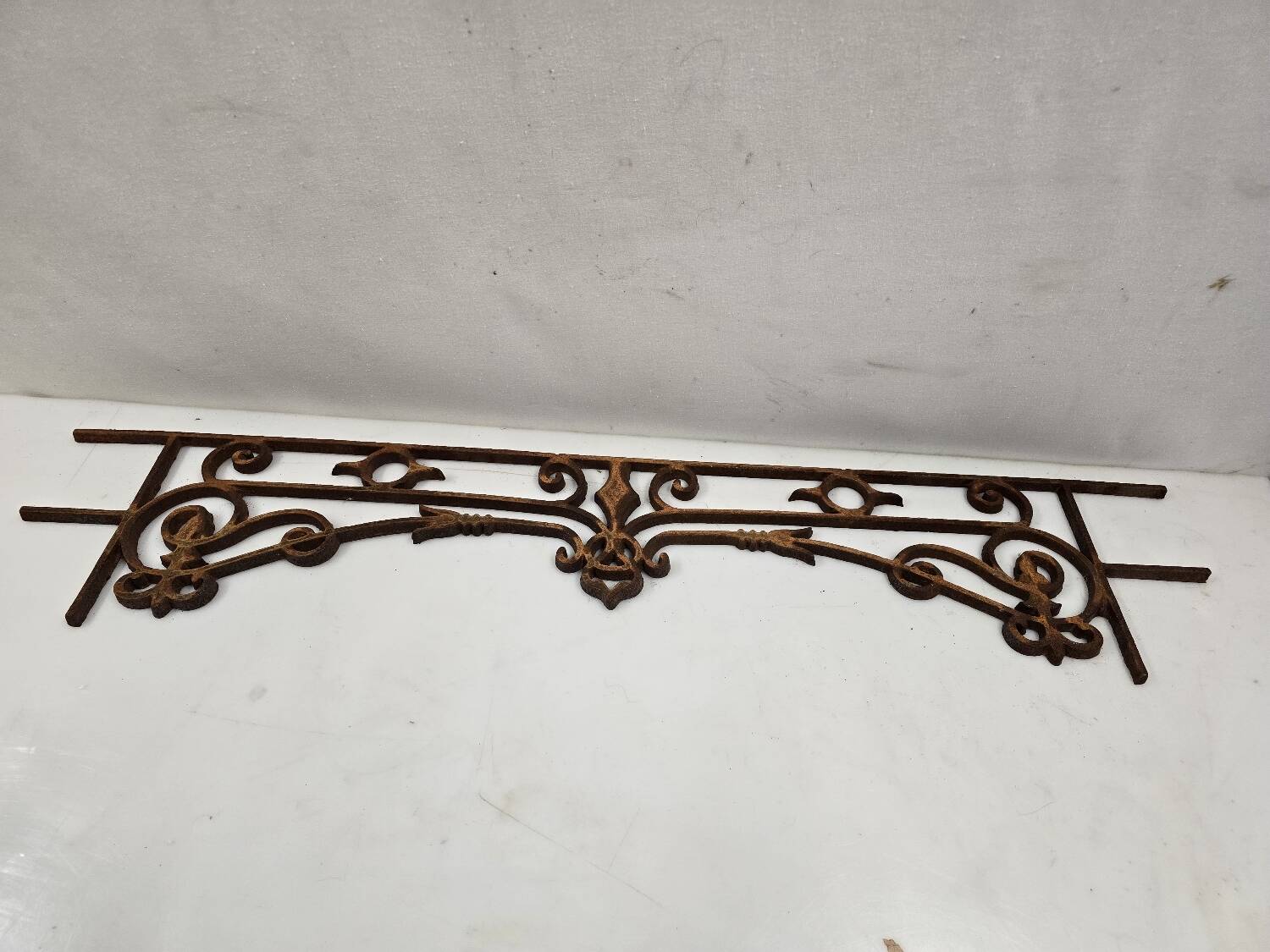 Cast iron balcony box