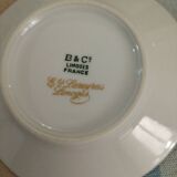 Teacup with saucer b and c limoges