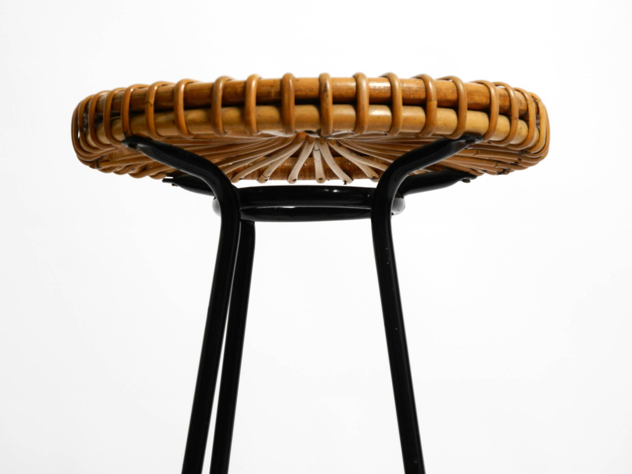 1960s bamboo bar stool by dirk van sliedregt for rohé noordwolde netherland