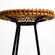 1960s bamboo bar stool by dirk van sliedregt for rohé noordwolde netherland