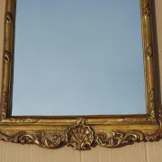 George III Chippendale Style Antique Gilded Wall Mirror