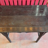 Table-console haute ancienne laquée noire 19ème siècle, était utilisée comme table lecture