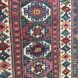 Tapis ancien caucasien kazak couloir 102x274 cm