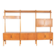 Mid-Century Teak Wall Unit by Kjell Riise for Rival Brodrene Jatogs, 1960s,