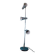 70s floor lamp in brushed aluminum