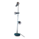 70s floor lamp in brushed aluminum