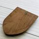 Plaque blason en bois Lion des Flandres.