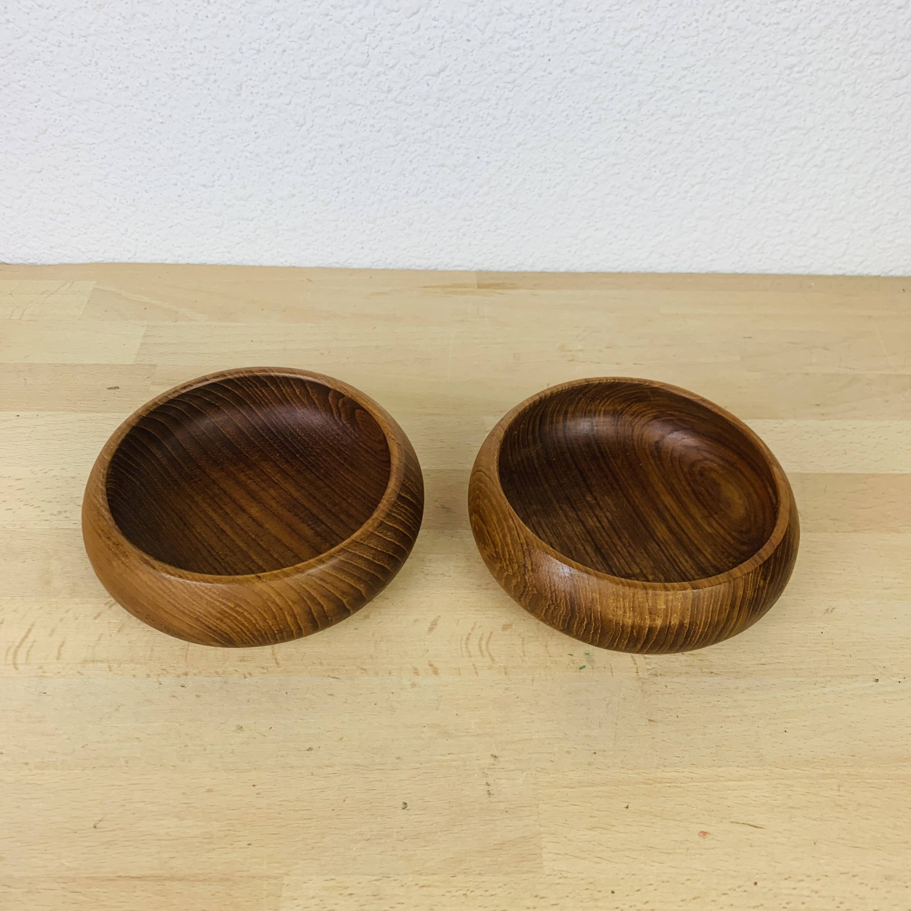 2 Scandinavian Danish teak bowls from the 60s