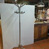 vintage parrot coat rack in chrome iron