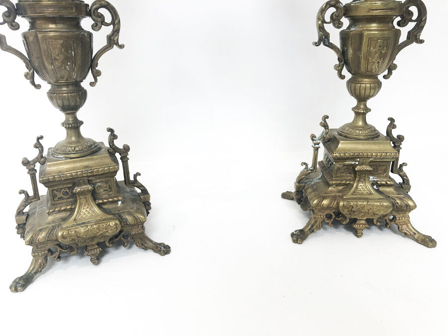 Bronze candelabra, 19th