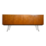 Scandinavian teak and metal sideboard