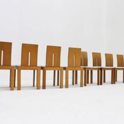 Vintage Italian dining room chairs set of 8