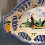 Coupe a fruits gabriel fourmaintraux breiz pierrick a decor d'un couple de bretons