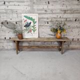 Pickled farm bench