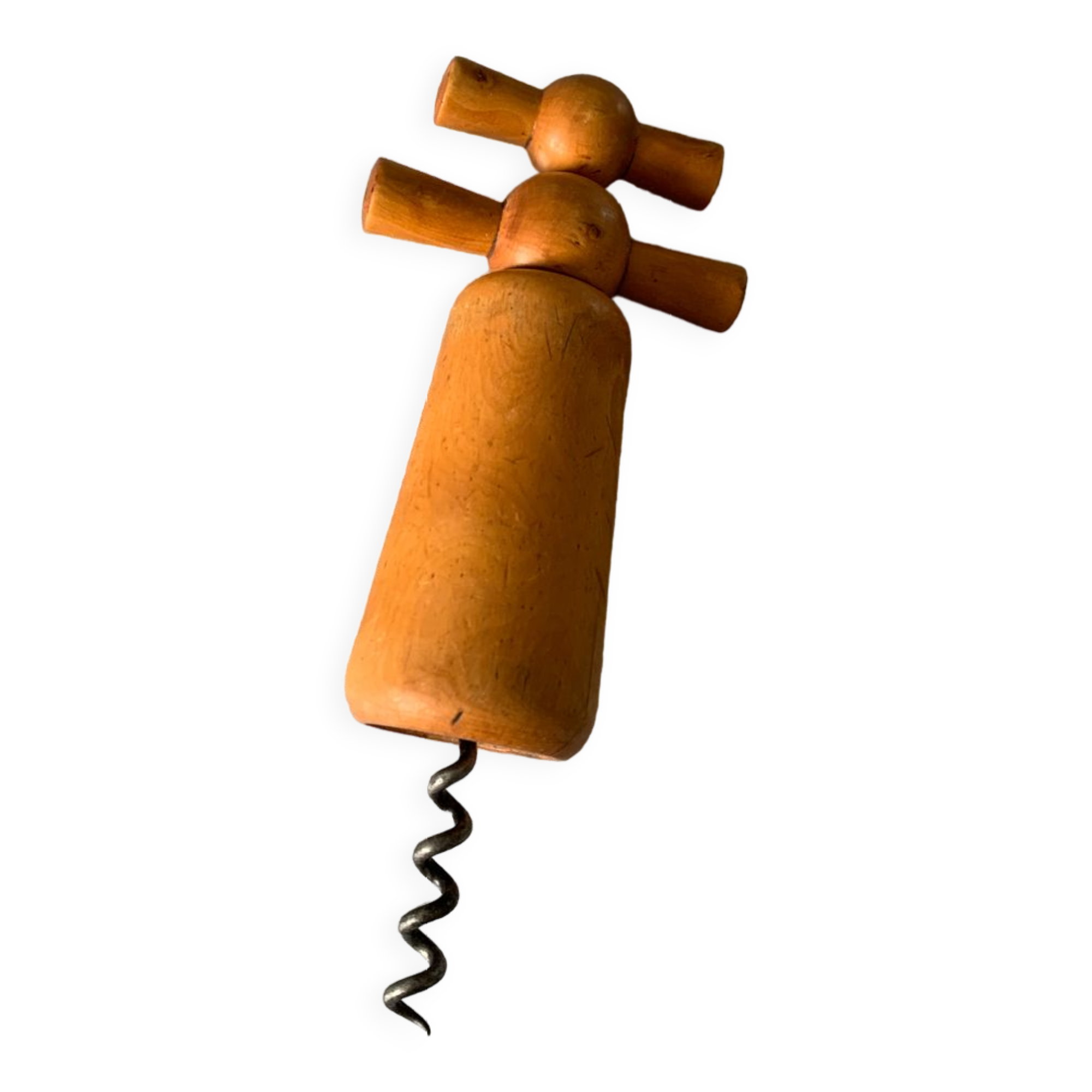 Wooden corkscrew