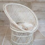 Emmanuelle rattan armchair
