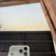 Brutalist organic mirror wood 1960s