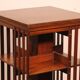 Revolving Bookcase with Iron Base - 19th Century
